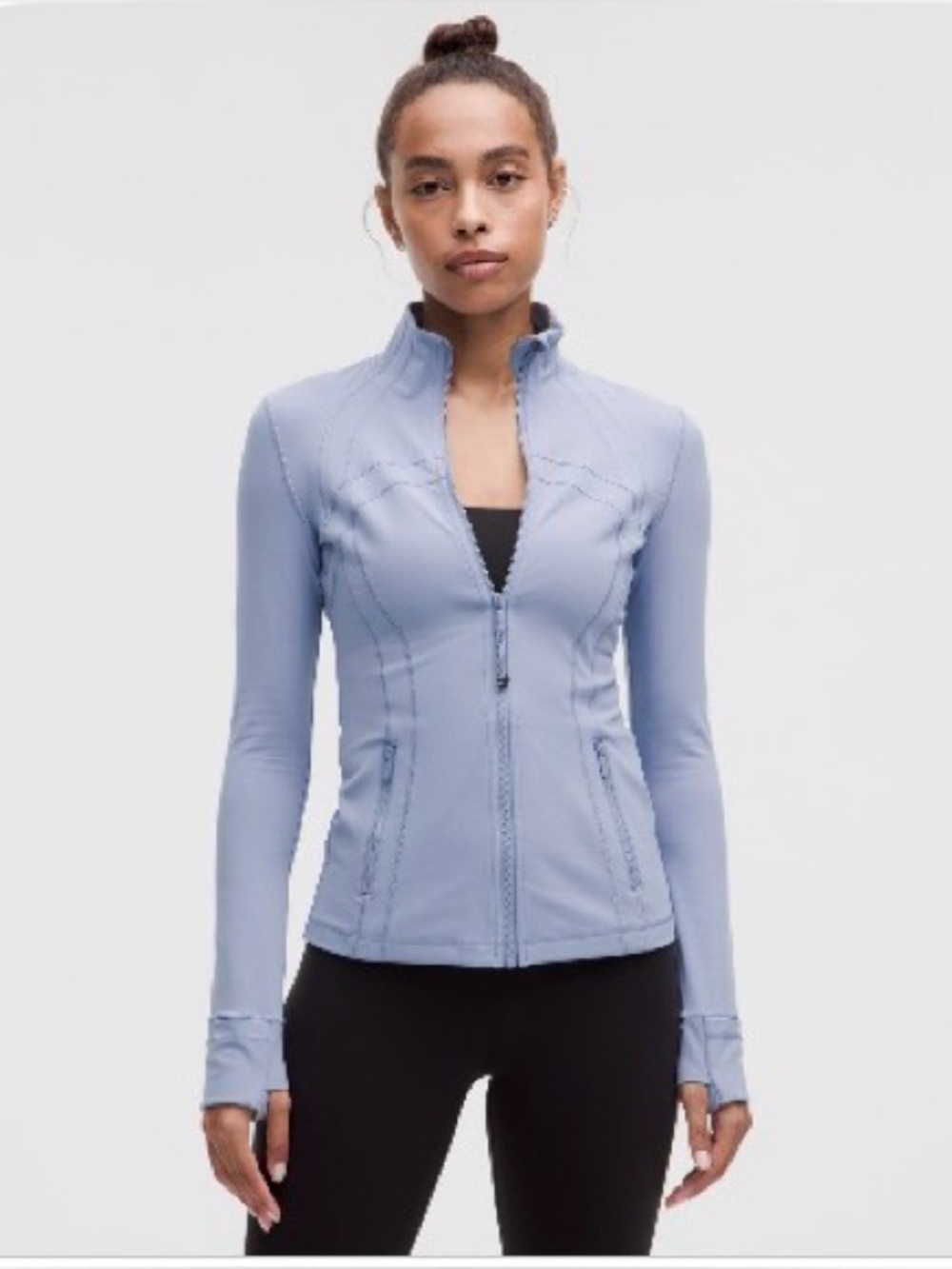 Lululemon Define Jacket Nulu.  Size  6. Blue Willow color. (Slate blue)